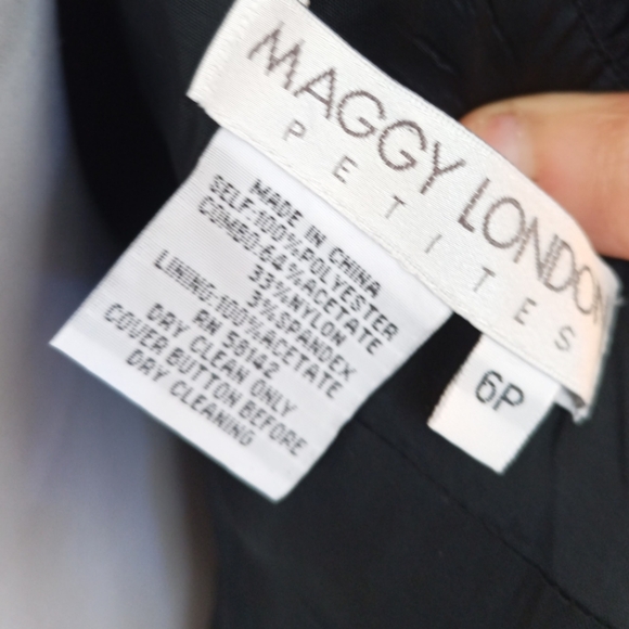 Maggy London black tweed shimmer dress - Picture 5 of 7